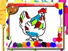 Chicken Coloring Book