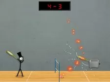 Stick Figure Badminton 3